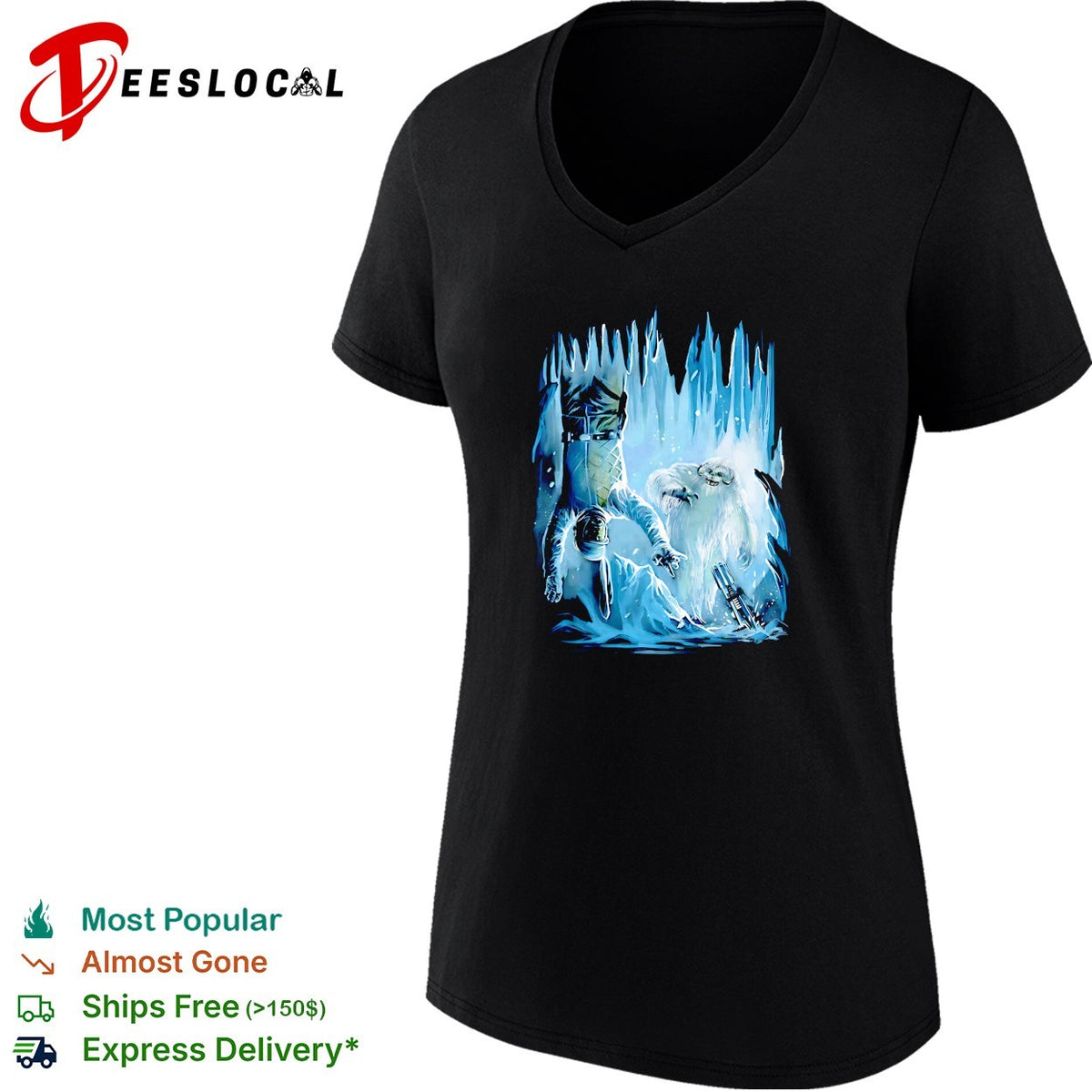 Luke Skywalker in the Wampa cave from The Empire Strikes Back shirt