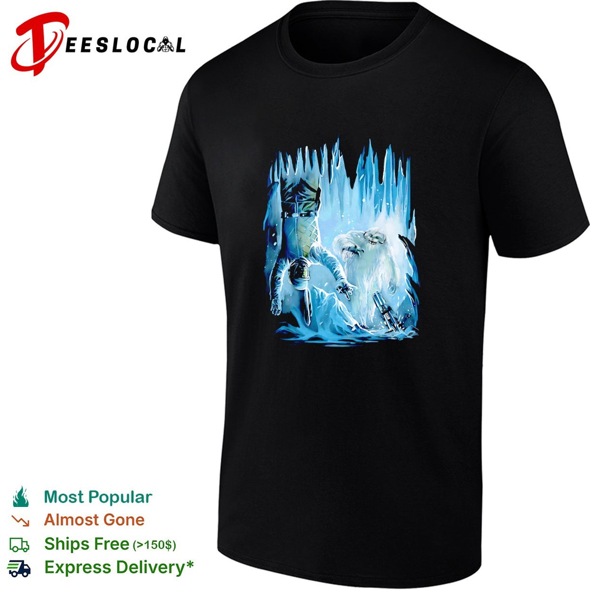 Luke Skywalker in the Wampa cave from The Empire Strikes Back shirt