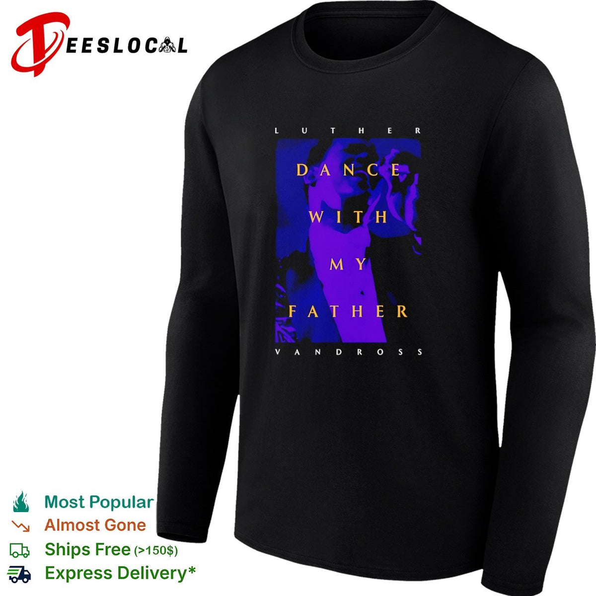Luther Vandross Dance with My Father album shirt