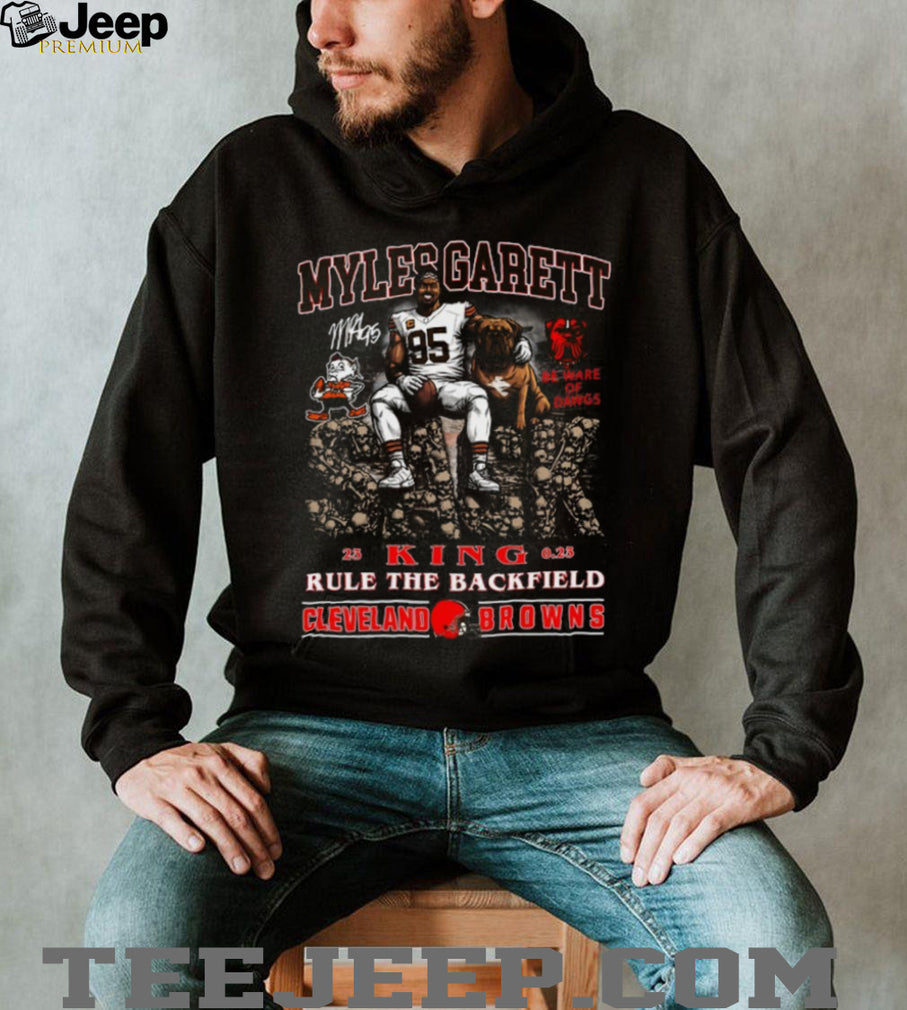 Myles Garrett Cleveland Browns Sack King Rule The Backfield T Shirt