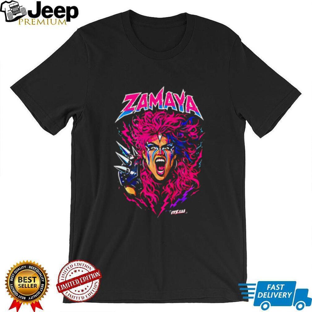 MLW Zamaya roaring illustration shirt