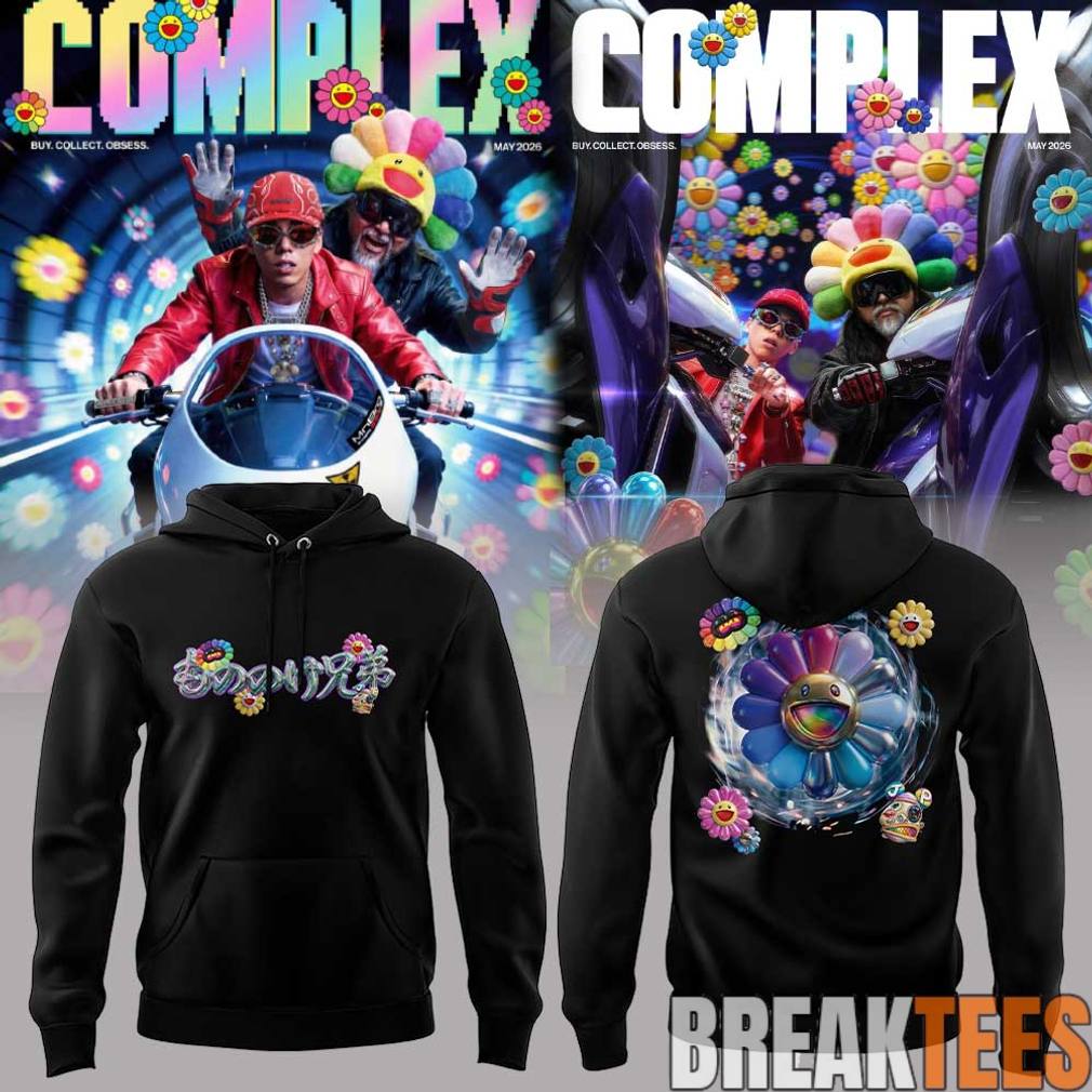 MNNK Bro. x Takashi Murakami x JP THE WAVY Hoodie
