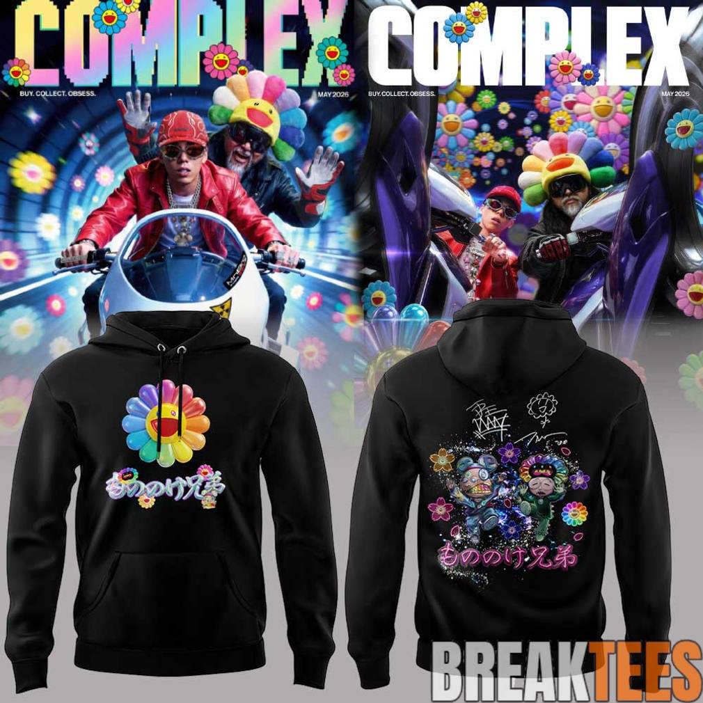 MNNK Bro. x Takashi Murakami x JP THE WAVY Hoodie