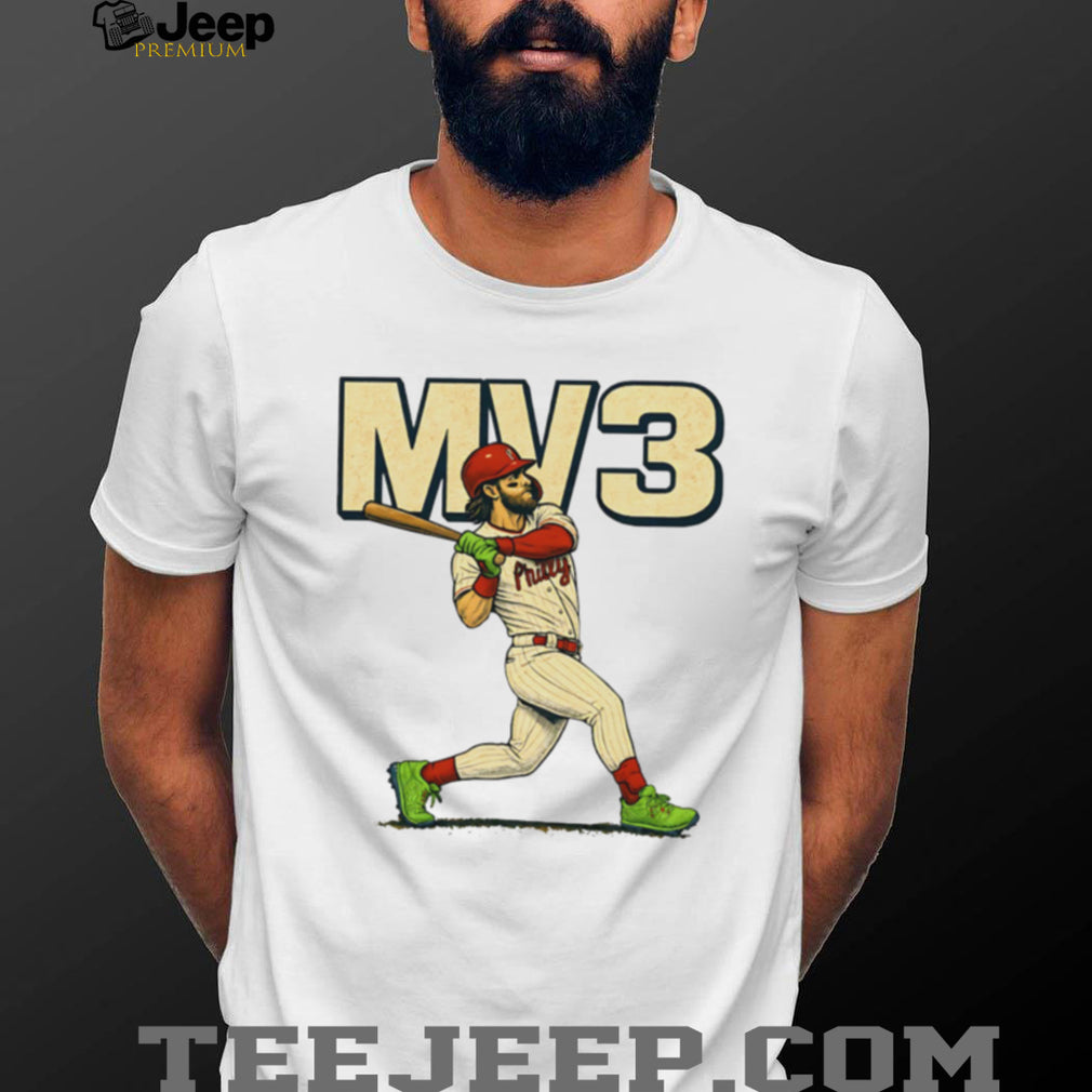 MV3 Bryce Harper Philly Baseball Action Pose T Shirt