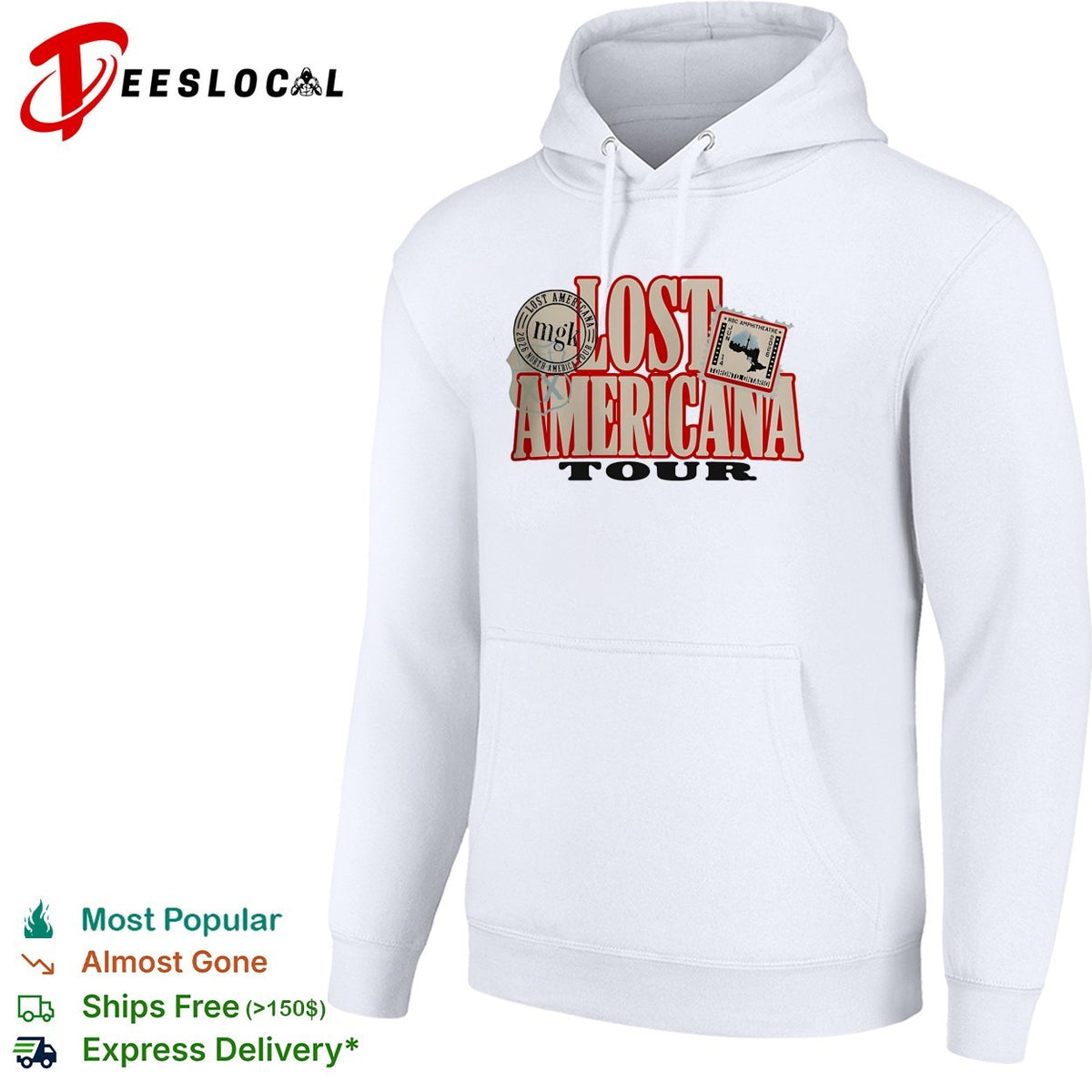 Machine Gun Kelly Lost Americana Tour 2026 Toronto Ontario Tour City shirt