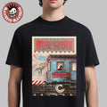Machine Gun Kelly MGK Lost Americana Brooklyn New York 2025 Event Poster At Barclays Center On December 13 2025 T-Shirt