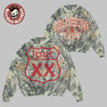 Machine Gun Kelly MGK Lost Americana World Tour 2026 Merch Camo Collegiate Tour Crewneck Sweatshirt