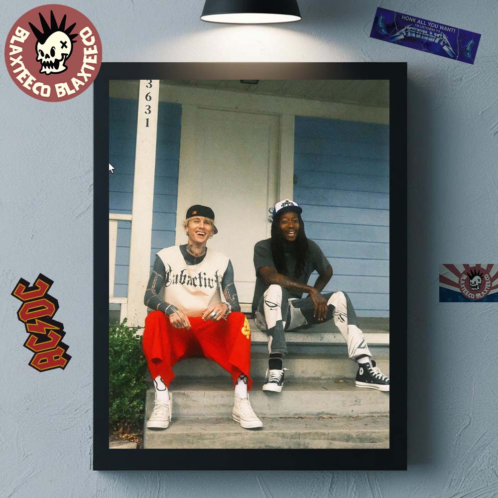 Machine Gun Kelly MGK x Wiz Khalifa Blog Era Boyz Mixtape Cover Home Decor Poster Canvas