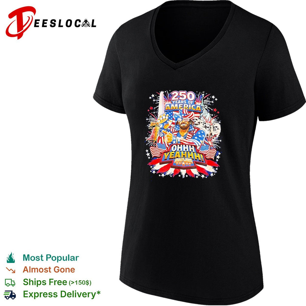Macho Man Randy Savage 250 Years of America Ohhh Yeahhh Independence Day shirt