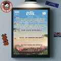 Mad Cool Festival 2026 Lineup Poster Madrid Spain From 8 To 11 July 2026 Home Decor Poster Canvas