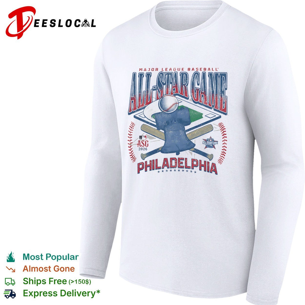 Major League Baseball All Star Game Philadelphia Phillies 2026 Liberty Bell Baseball shirt