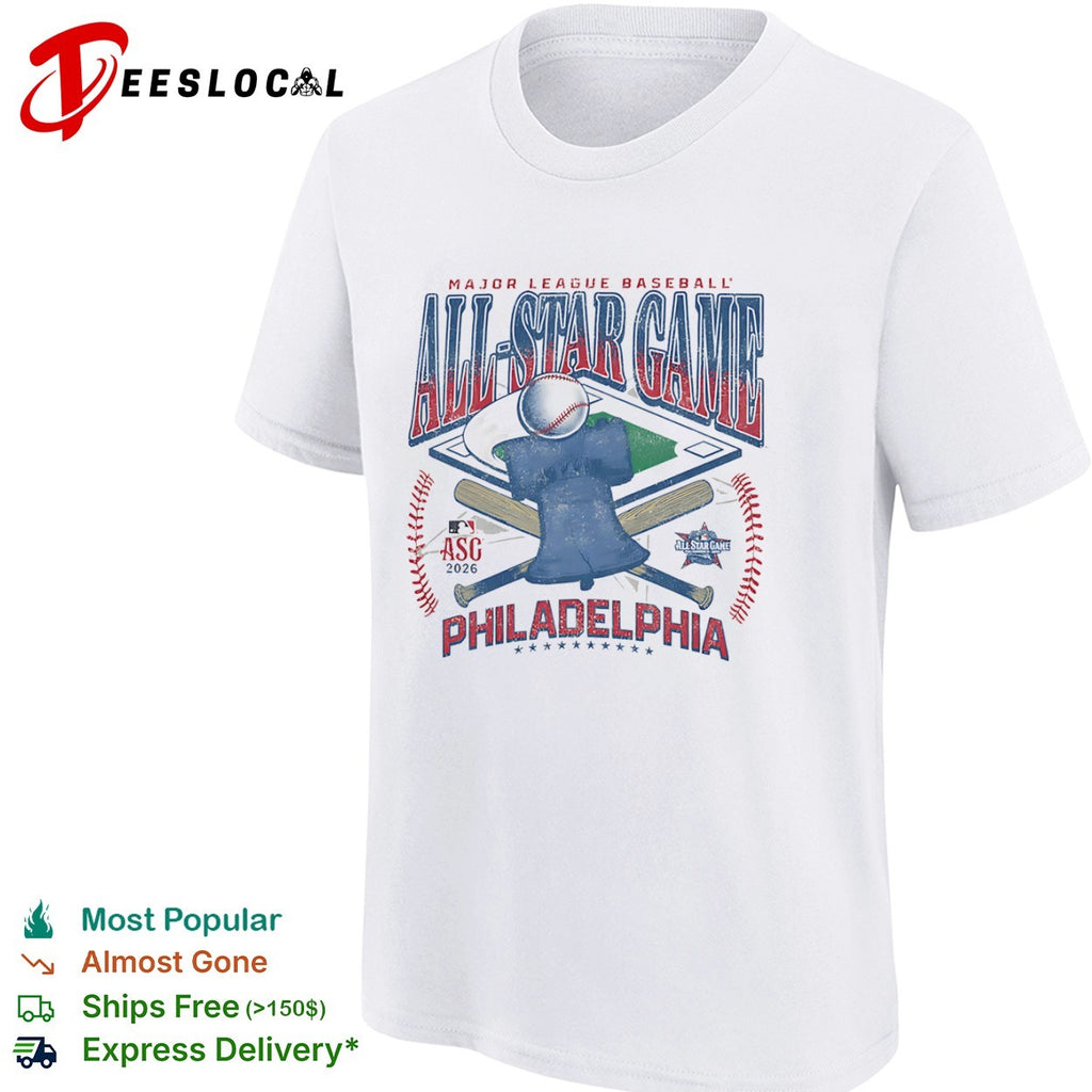 Major League Baseball All Star Game Philadelphia Phillies 2026 Liberty Bell Baseball shirt