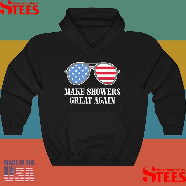 Make Showers Great Again America Glasses Trump 2025 T-shirt