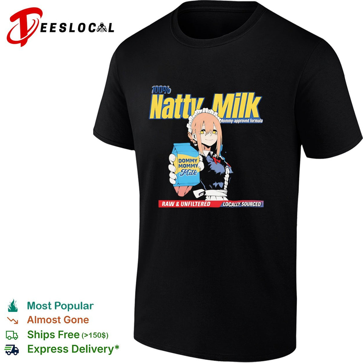 Makima Chainsaw Man 100 Percent Natty Milk Dommy Mommy Milk shirt
