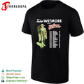 Male country singer Brunette World Tour 2025 concert city dates list dark shirt