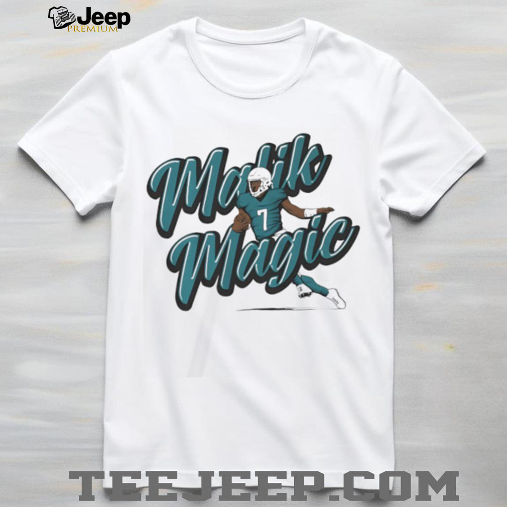 Malik Magic Football Star Action Pose Graphic T Shirt