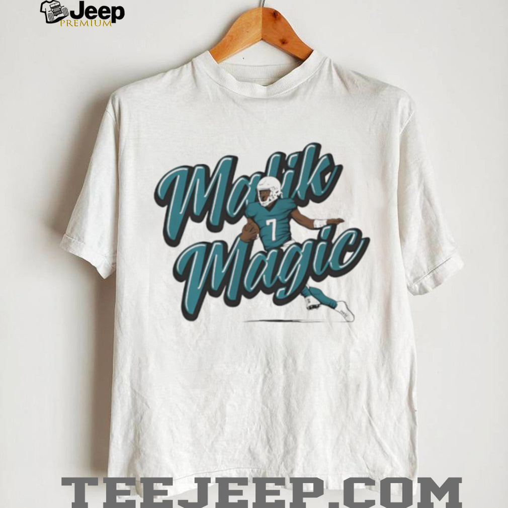 Malik Magic Football Star Action Pose Graphic T Shirt