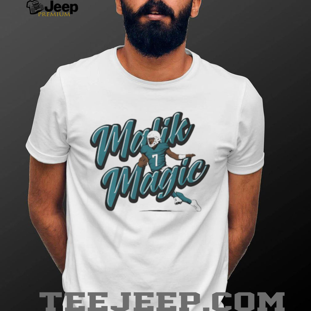 Malik Magic Football Star Action Pose Graphic T Shirt