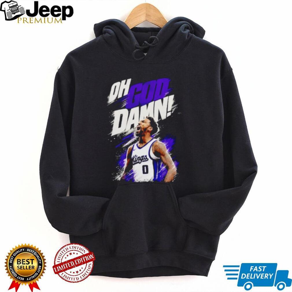 Malik Monk Oh God Damn Sacramento Kings No 0 shirt