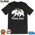 Mama Bear Autism Awareness Puzzle Piece Silhouette Support T Shirt