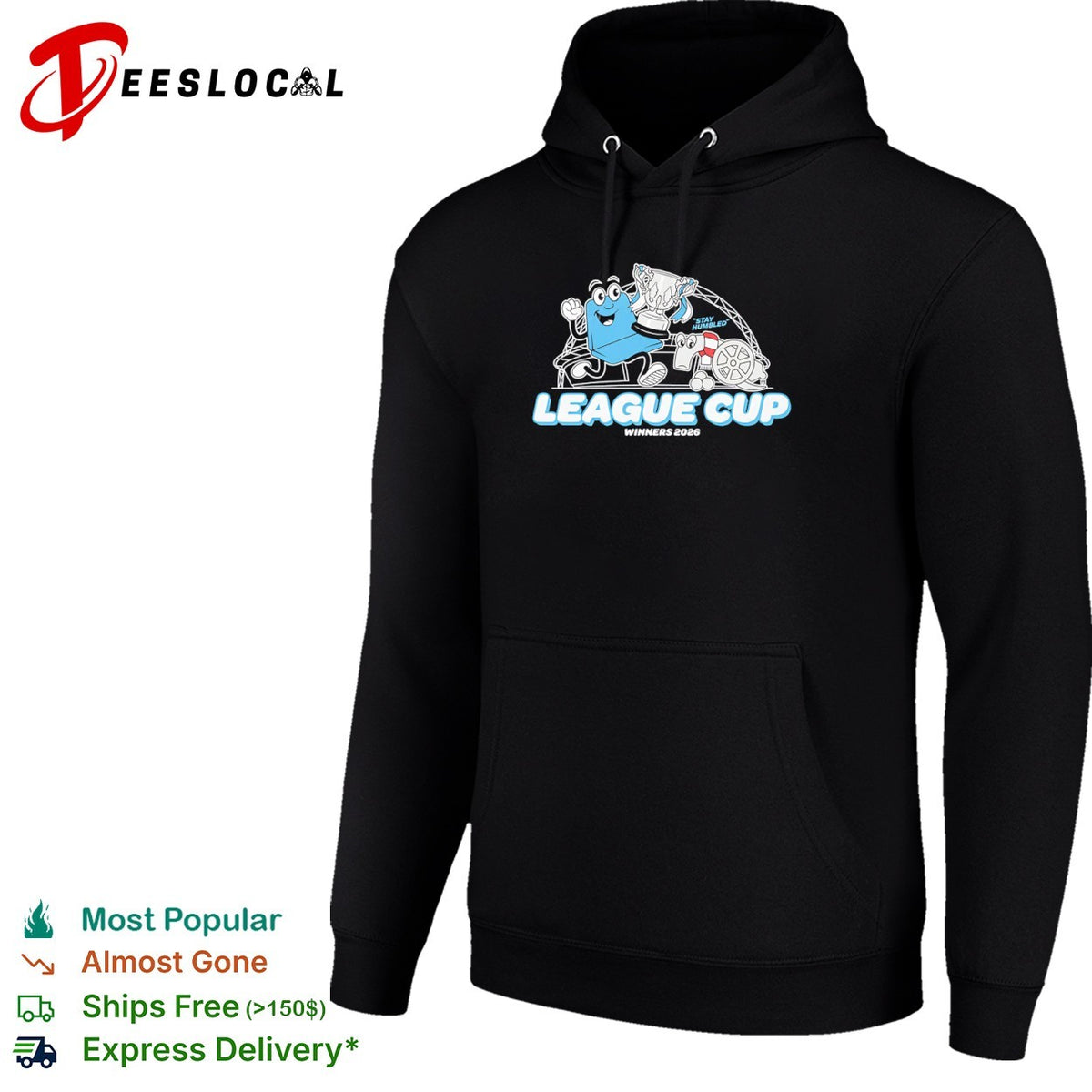 Manchester City Arsenal stay humbled mascot League Cup winners 2026 shirt