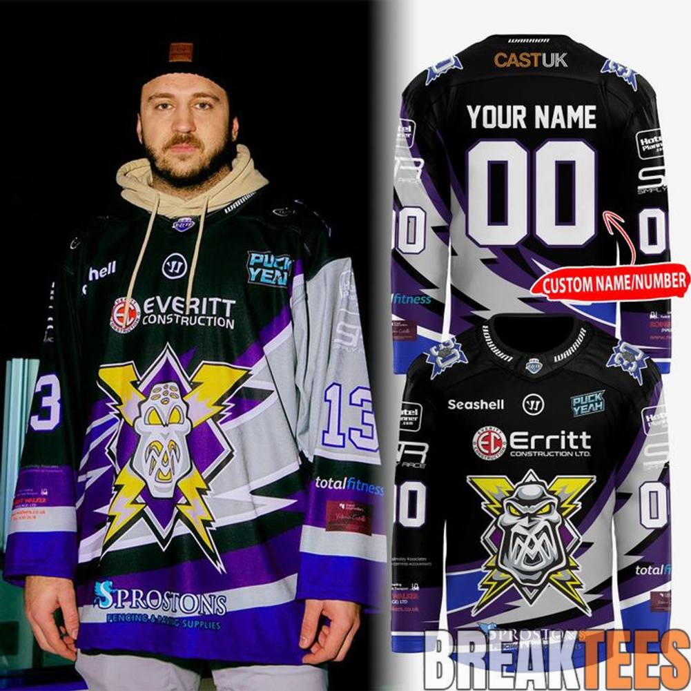 Manchester Storm 2026 Retro Night Hockey Jersey