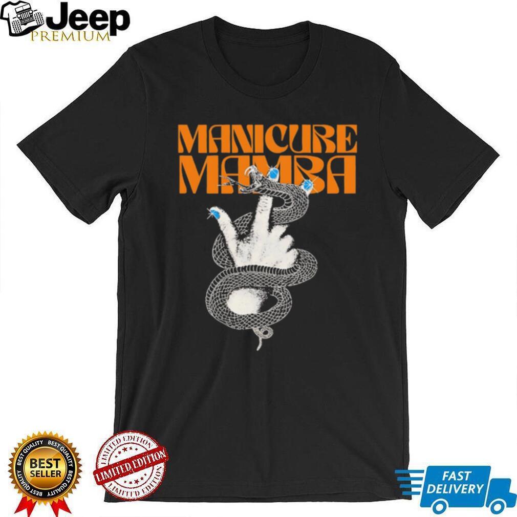 Manicure Mamba Snake Hand Graphic Streetwear T Shirt