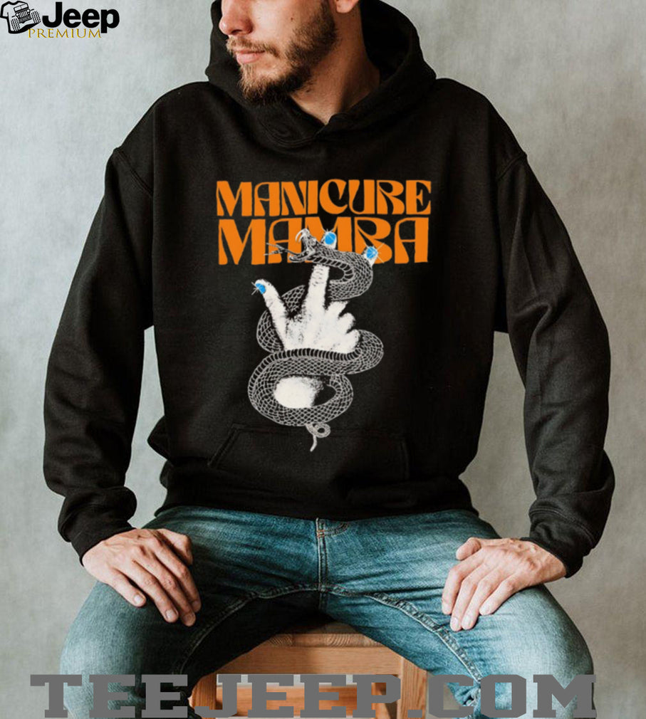 Manicure Mamba Snake Hand Graphic Streetwear T Shirt