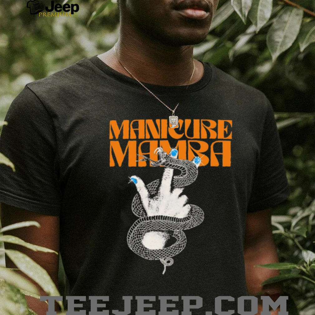 Manicure Mamba Snake Hand Graphic Streetwear T Shirt