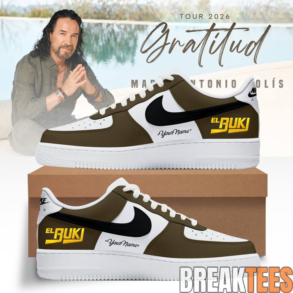 Marco Antonio Sols Gratitud Tour 2026 El Buki Custom AF1 Shoes