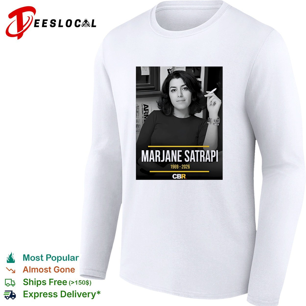 Marjane Satrapi French-Iranian Artist Author and Filmmaker Dies At 56 Memorial Tribute shirt