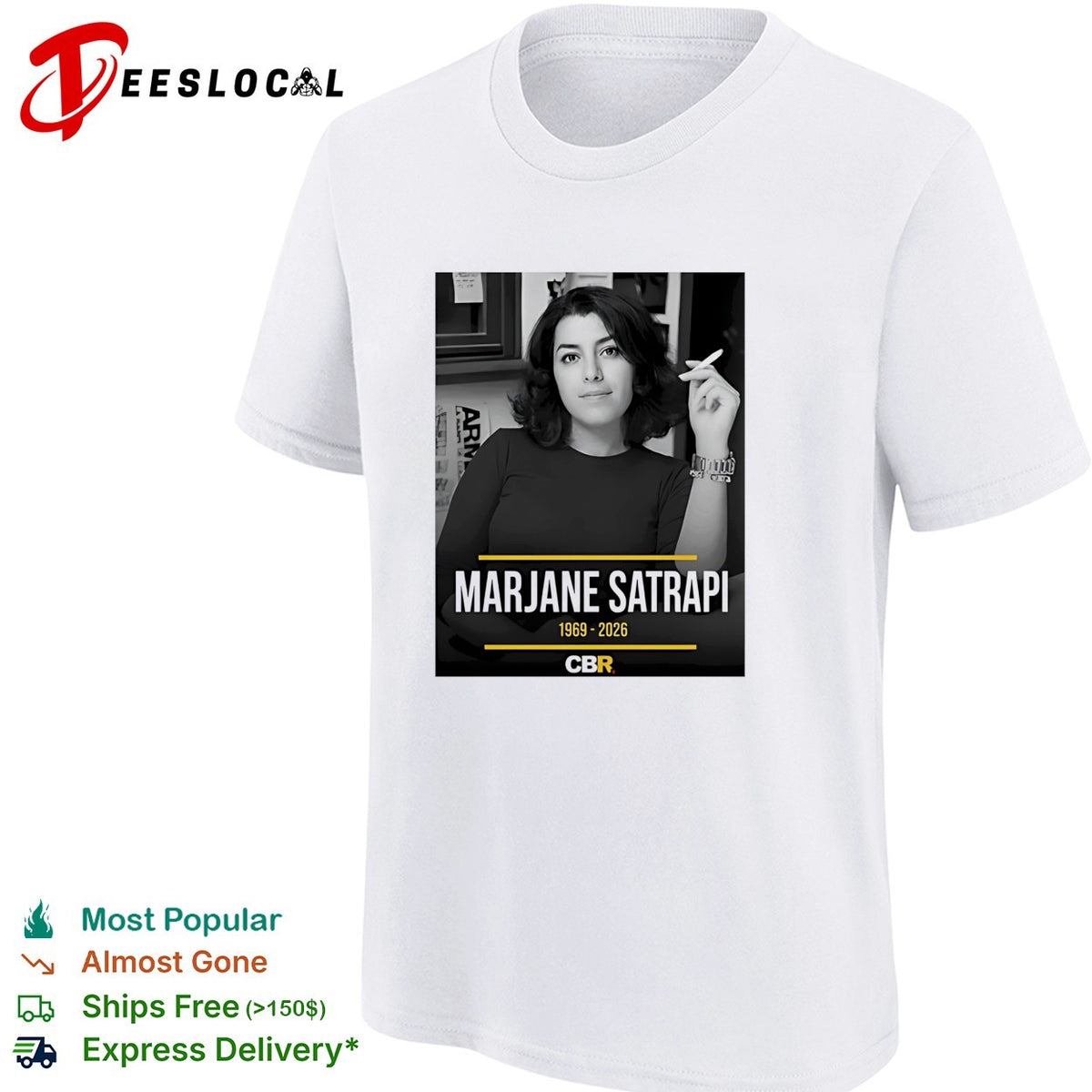 Marjane Satrapi French-Iranian Artist Author and Filmmaker Dies At 56 Memorial Tribute shirt