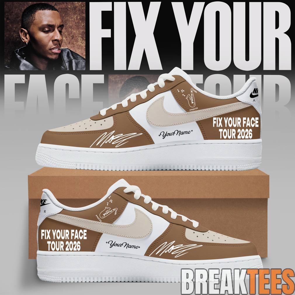 Masego Fix Your Face Tour 2026 Custom AF1 Shoes