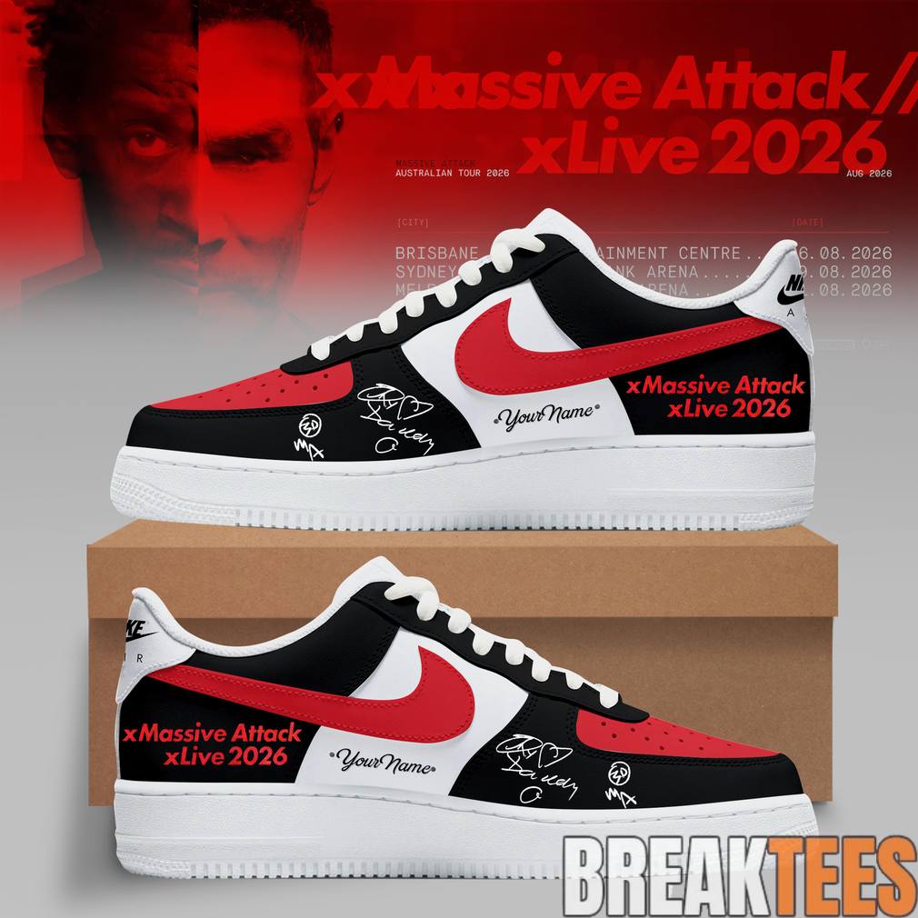 Massive Attack x Live 2026 Tour Custom Air Force 1 Shoes