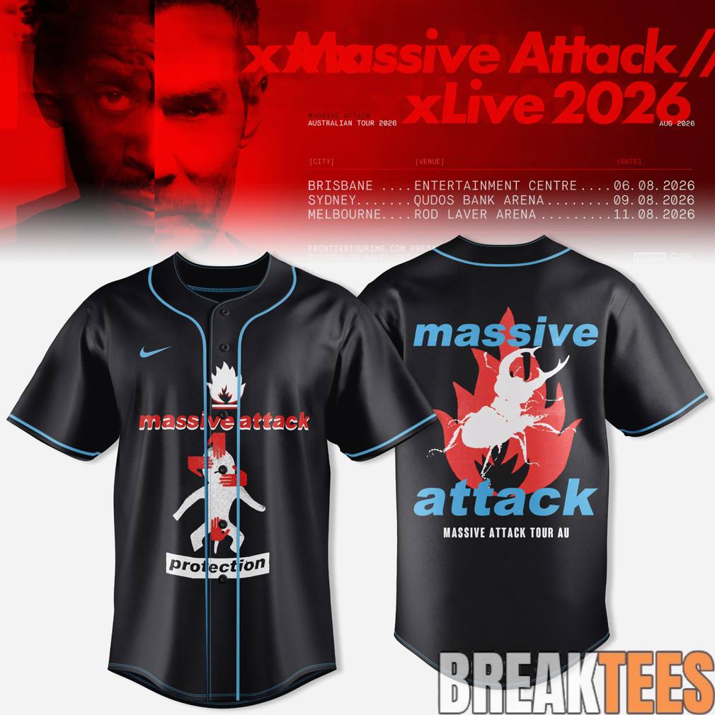 Massive Attack x Live 2026 Tour Special Baseball Jersey