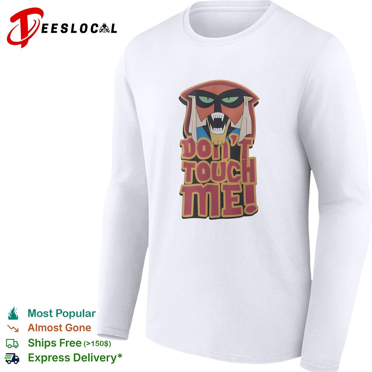 Master Shake Aqua Teen Hunger Force Don’t Touch Me shirt