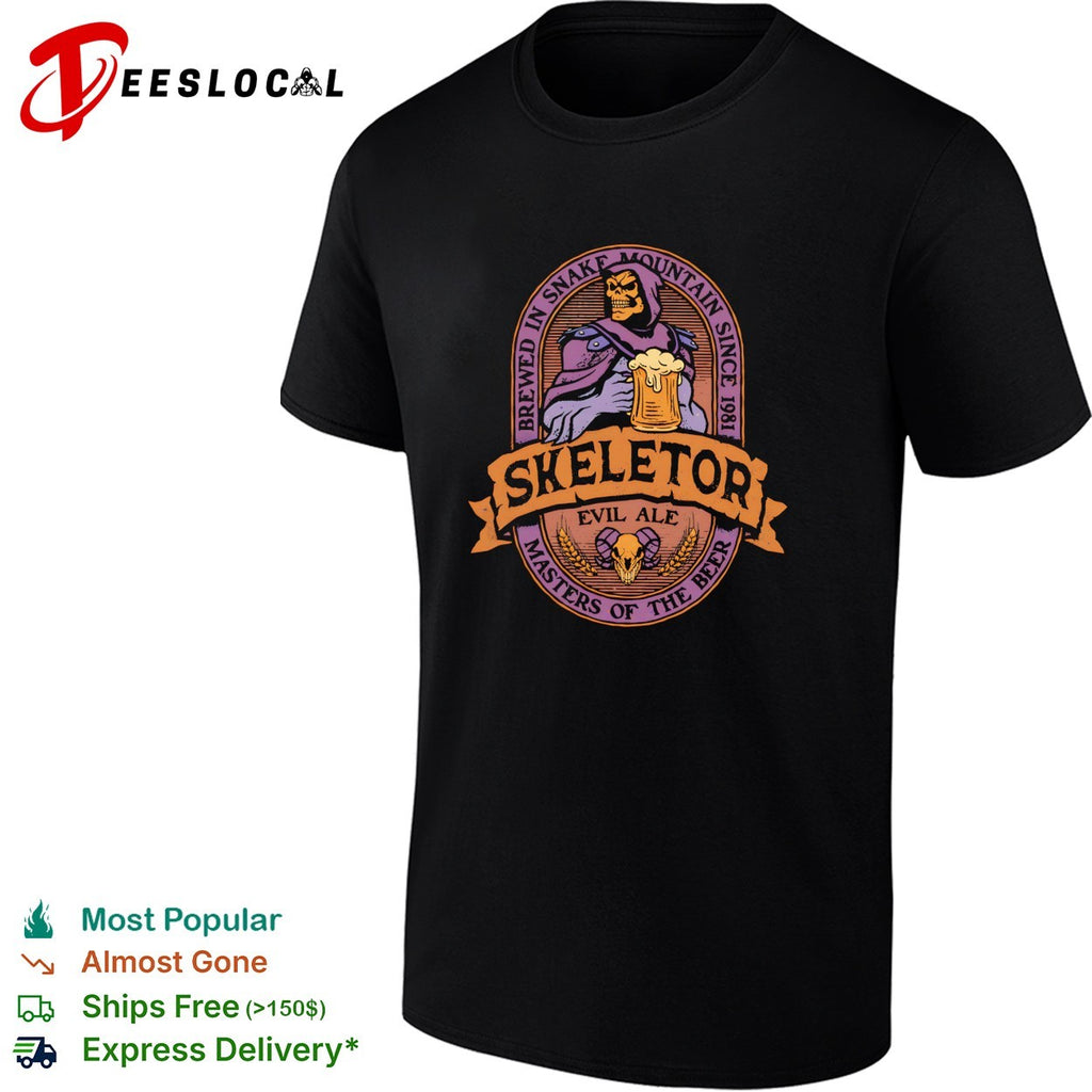 Masters of the Beer Evil Ale Brewed in Snake Mountain since 1981 shirt