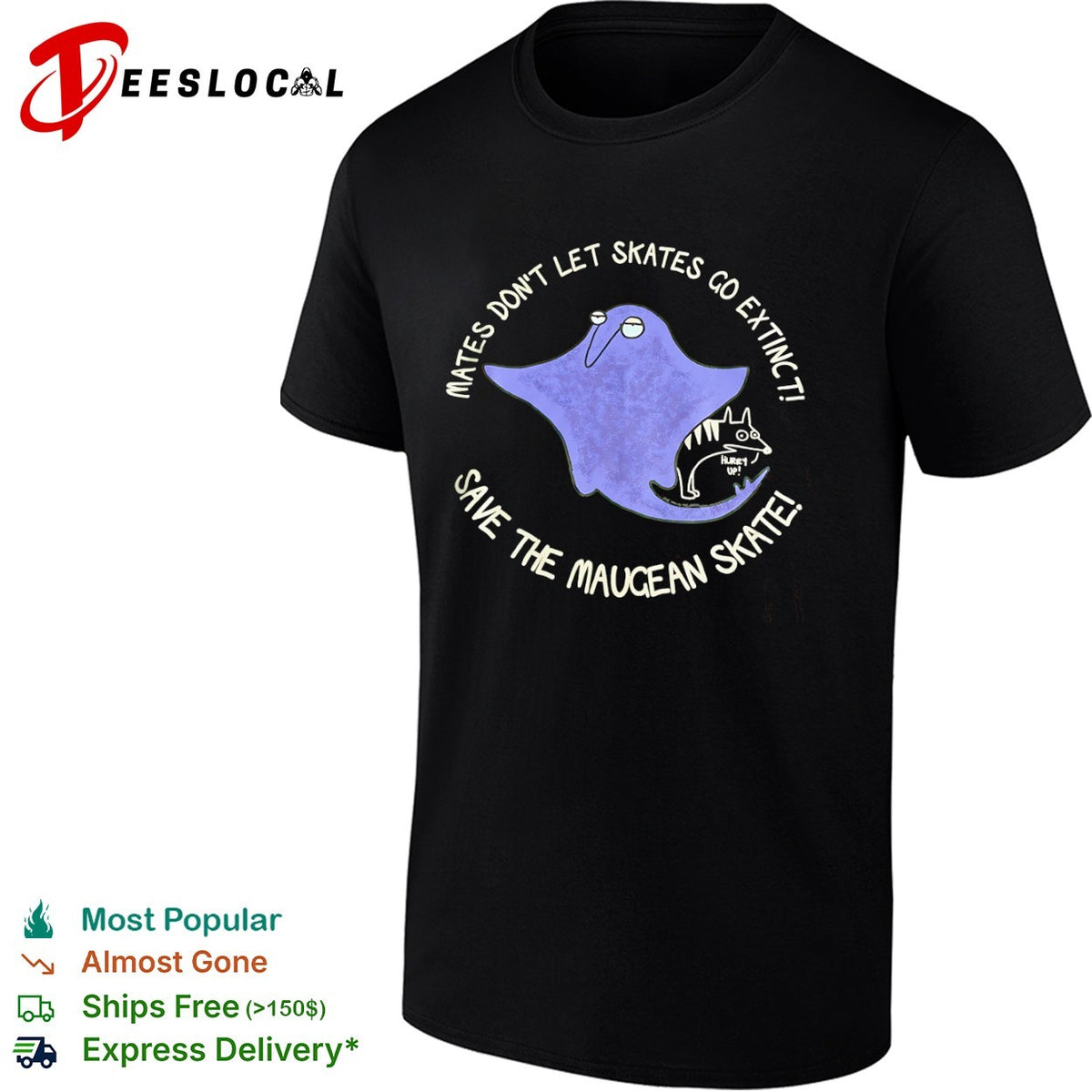 Maugean Skate Thylacine Mates dont let skates go extinct save the maugean skate shirt