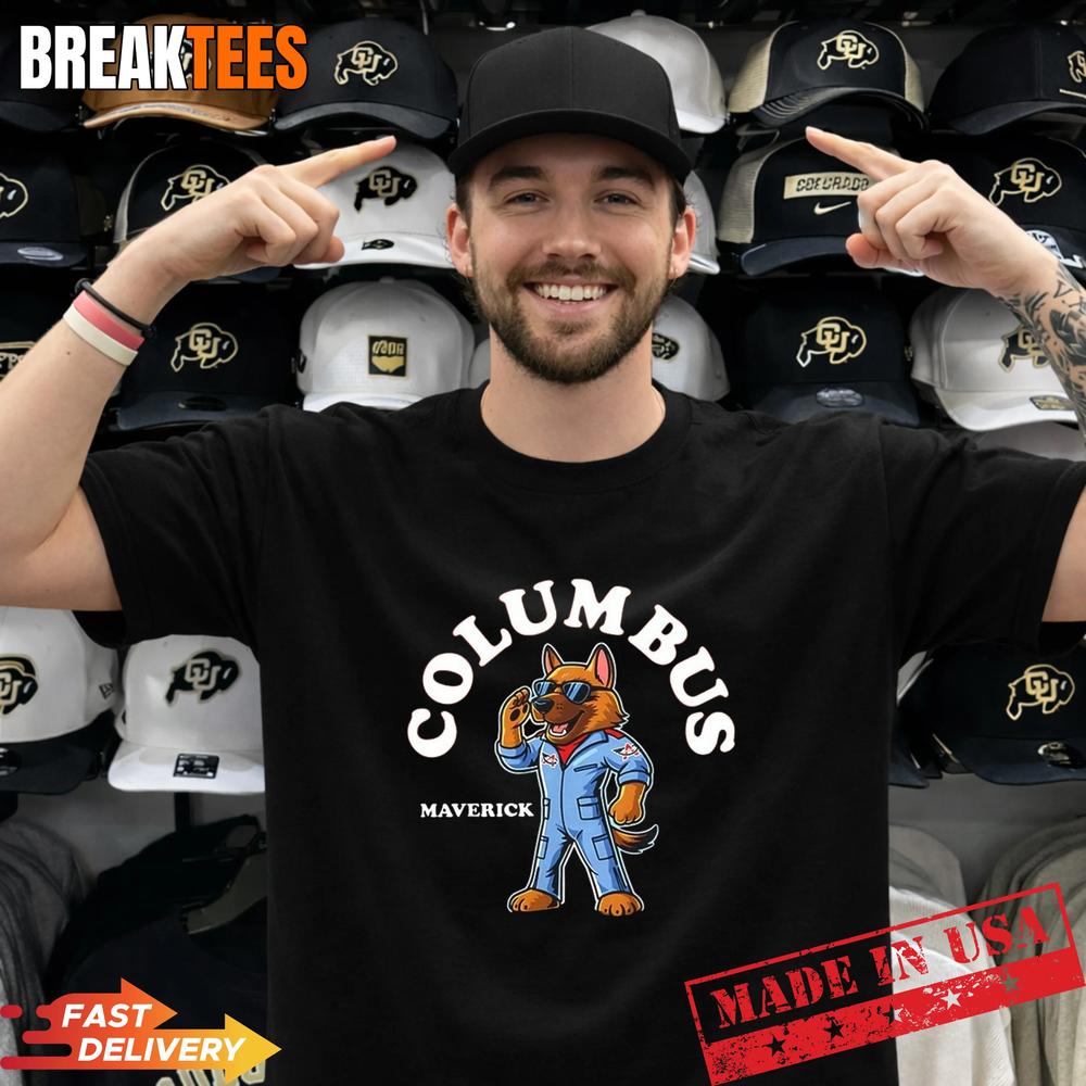 Maverick Columbus Aviators Football 2026 Mascot T-Shirt