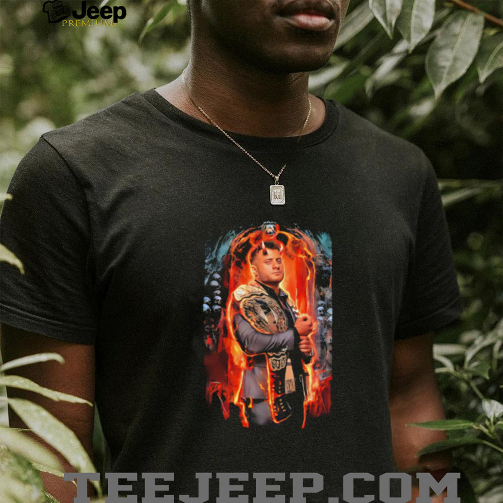 Maxwell Jacob Friedman MJF portrait illustration shirt