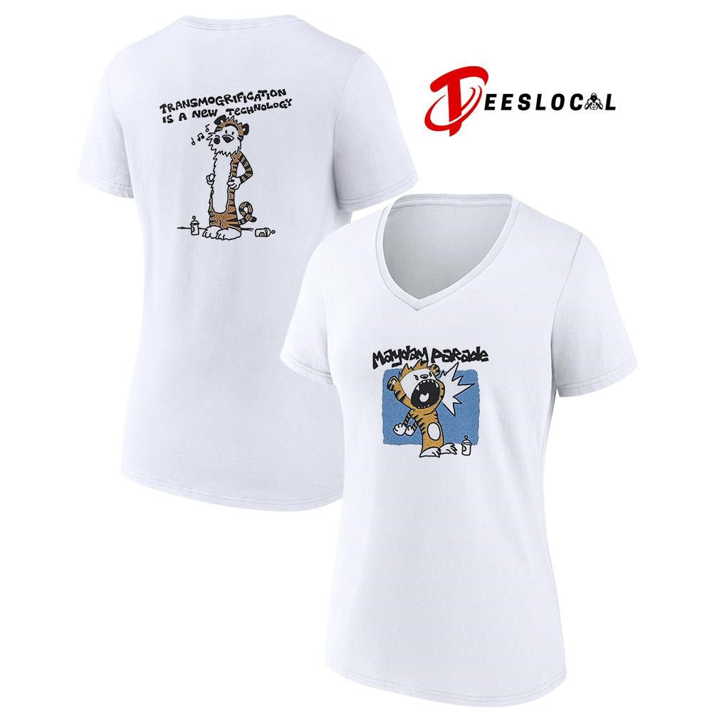 Mayday Parade transmogrification is a now technology tiger art shirt