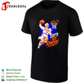 Mayor lets go Knicks number 14 dunk cartoon basketball shirt