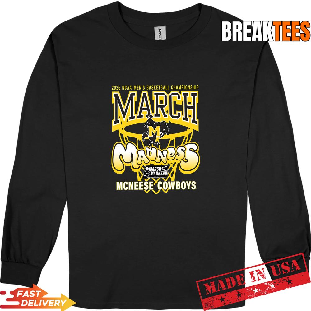 McNeese State Cowboys 2026 March Madness Basketball Legendary Fan T-Shirt