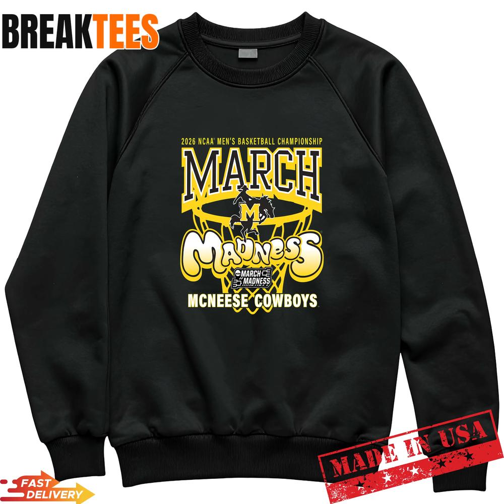 McNeese State Cowboys 2026 March Madness Basketball Legendary Fan T-Shirt