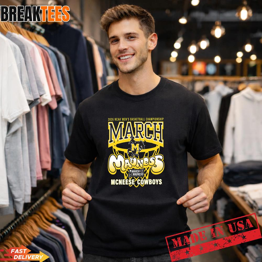 McNeese State Cowboys 2026 March Madness Basketball Legendary Fan T-Shirt