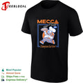 Mecca Pizza chef mascot champions eat here vintage badge shirt