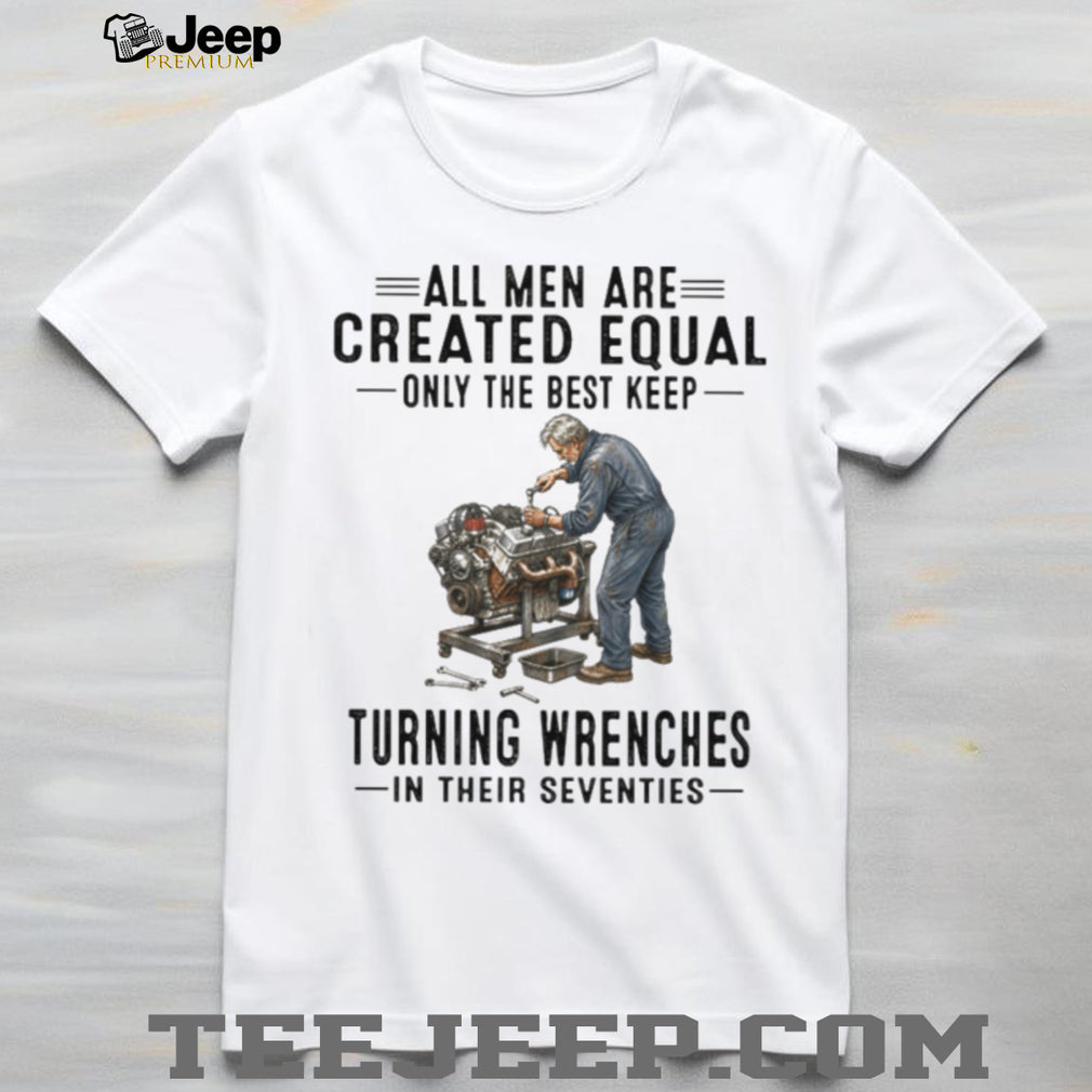 Mechanic Engine Wrench Turning Seventies Garage Shirt