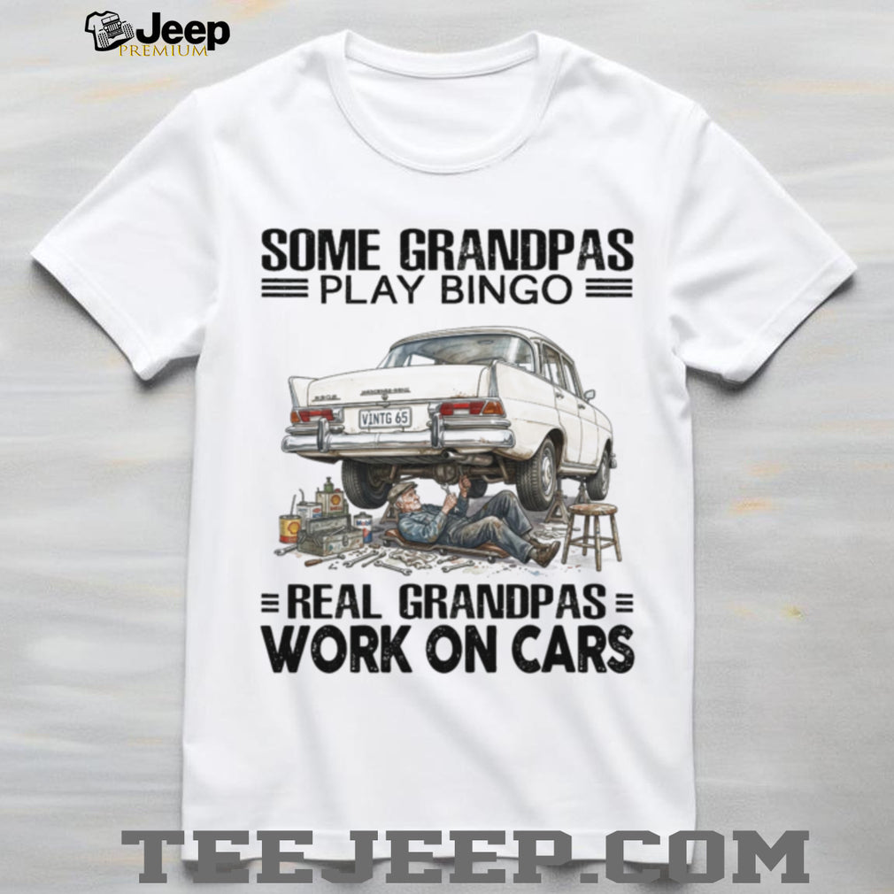 Mechanic Grandpa Car Enthusiast Auto Repair Hobbyist Shirt