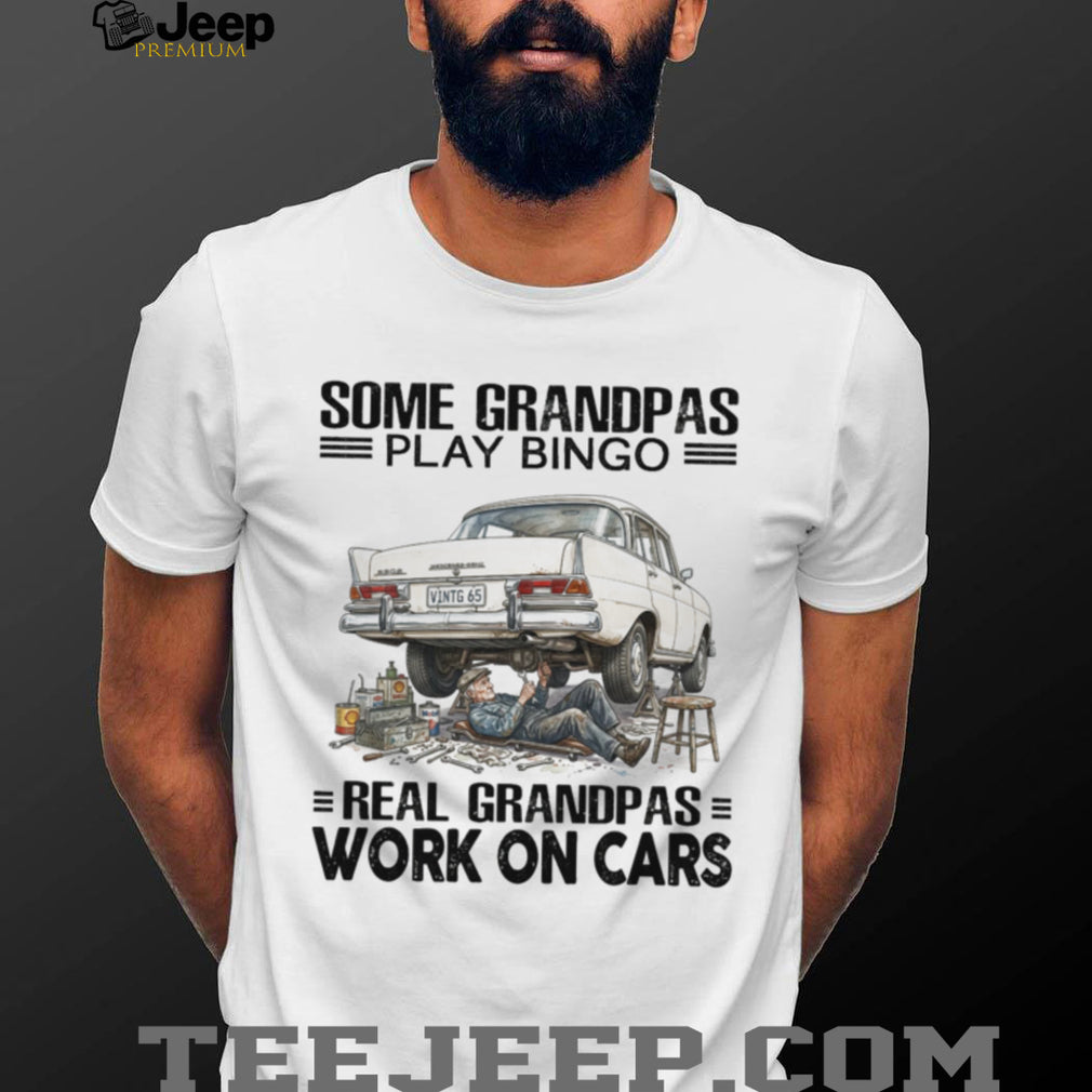 Mechanic Grandpa Car Enthusiast Auto Repair Hobbyist Shirt