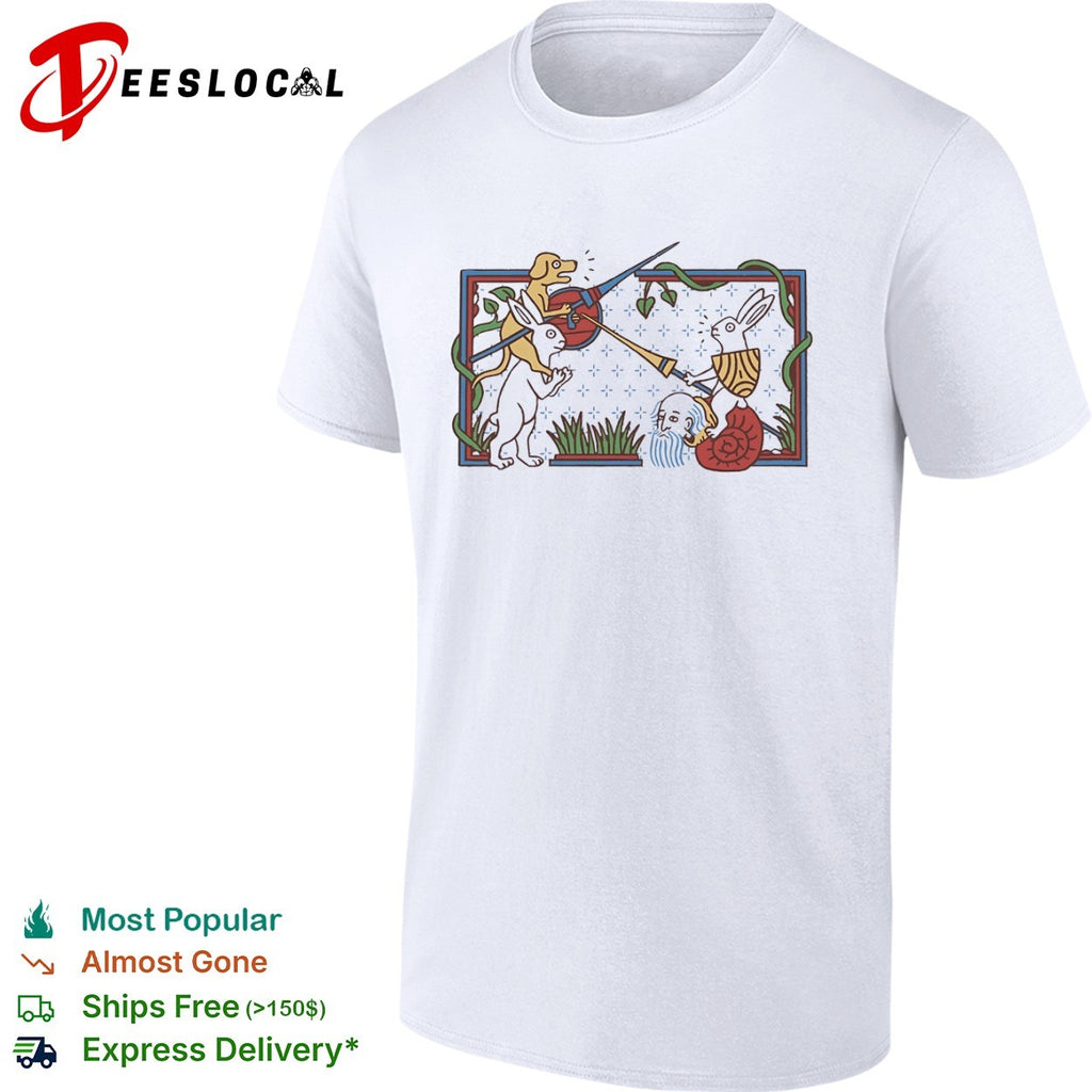 Medieval Rabbit Jousting shirt